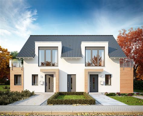 Haus kauf hat viele vorteile, aber der käufer muss über noch einige dinge bewusst sein: Doppelhaus bauen - Viele Kosten teilen | Fertighaus.de