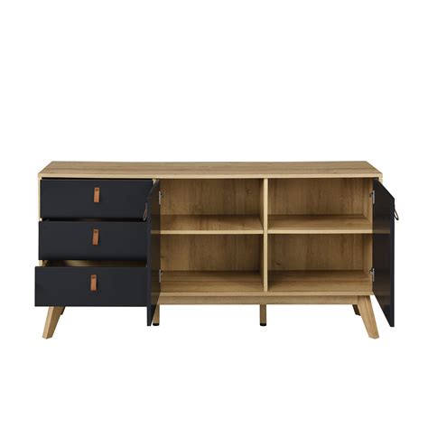tallis two tone sideboard with 2 doors and 3 drawers 7 4599037493299