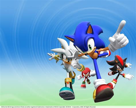 Sonic Rivals Wallpaper Backgrounds Wallpapers Sonic The Hedgehog