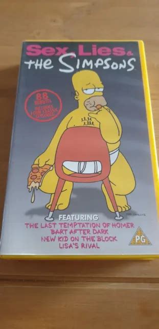 the simpsons sex lies and the simpsons animated vhs sur 1998 6 13 picclick