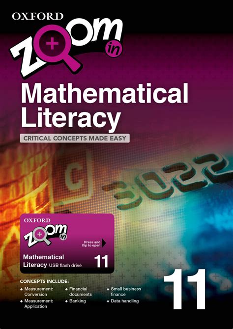 Zoom In Mathematical Literacy Grade 11 Usb And Practice Book Ready2learn