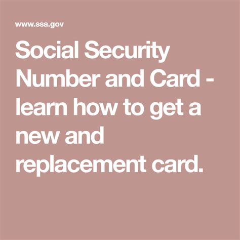 If you lost, damaged, or need to replace your medicare card, you can now get a replacement medicare card using your online my social security account. Social Security Number and Card - learn how to get a new and replacement card. | Social security ...