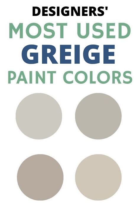 The 12 Best Greige Paint Colors Greige Paint Colors Greige Paint