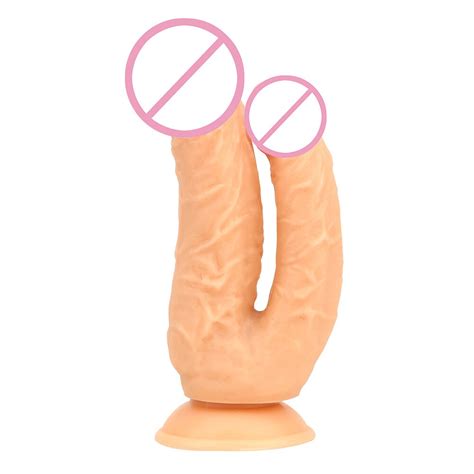 Silicone Two Dildos For Women Vaginal Stimulator Anal Plug Butt Plugs
