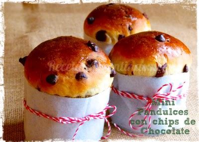 El pan dulce es uno de los alimentos preferidos de los mexicanos, ya sea en el desayuno o en la pero el gran problema del pan dulce son las calorías, así como la cantidad de carbohidratos y grasas. Mini Pan dulce con chips de chocolate | Recetas de Cocina