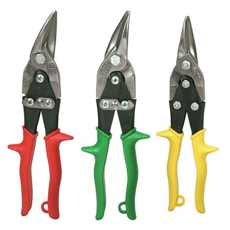 Cutting Tools 10 Aviation Tin Snips Carbon Steel Straight Cut Metal