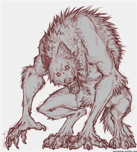 Parlez Vous Loup Garou Photo Mythical Creatures Art Werewolf Art