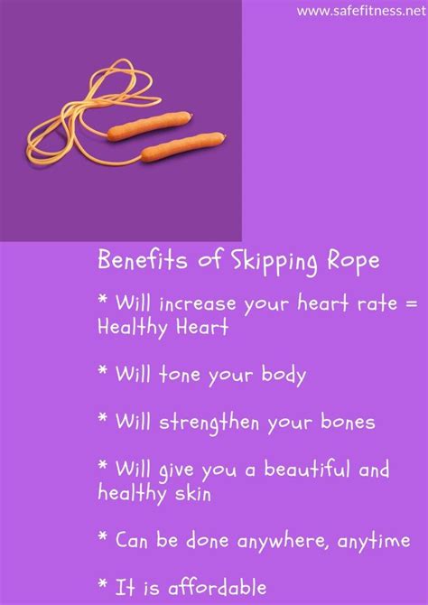 6 Great Benefits Of Skipping Rope Skipping Rope Benefits Of Skipping
