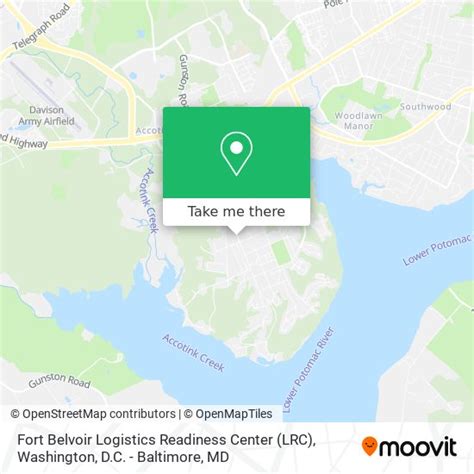 How To Get To Fort Belvoir Logistics Readiness Center Lrc In Fairfax