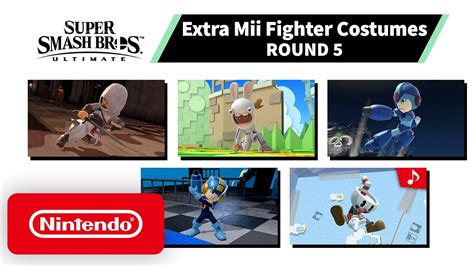 New Mii Fighter Costumes Announced For Smash Ultimate Including Cuphead And Rabbids Nintendosoup