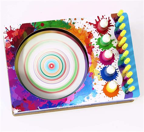 Funvention Spin Art Machine Build And Create You Own Spin Art Manoj Stores