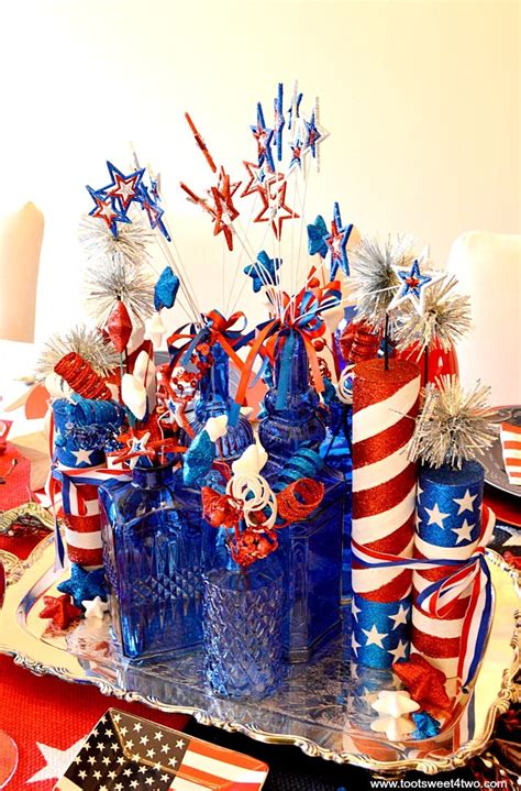 Decorating The Table For 4th Of July Toot Sweet 4 Two