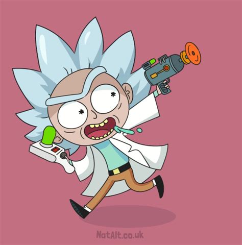 Tiny Rick Doing Tiny Rick Stuff Look At Him Go Rick And Morty R