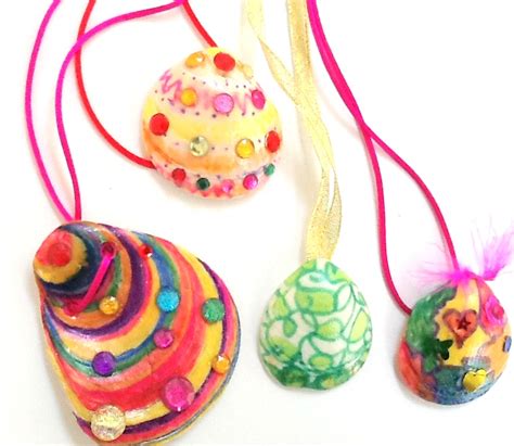 Get Crafty Diy Kids Craft Sea Shell Necklace Pendant
