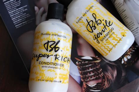 Bumble And Bumble Gentle Shampoo And Super Rich Conditioner Review