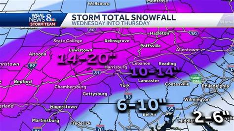 Pa Weather Latest Track For Major Winter Storm
