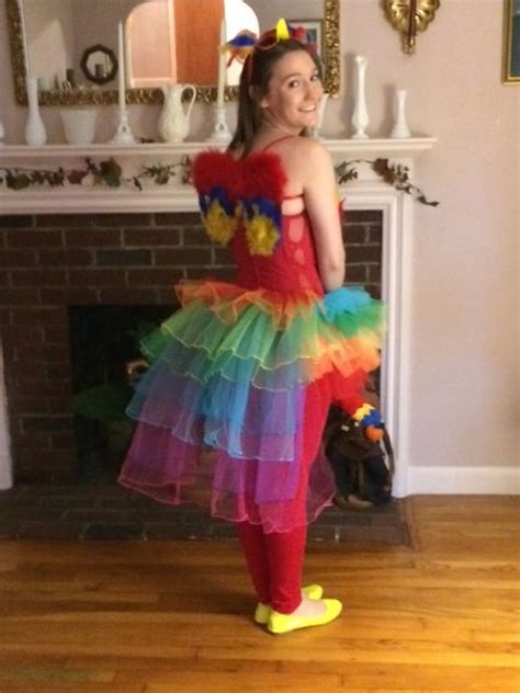 Buy parrot costume and get the best deals at the lowest prices on ebay! DIY Adult Parrot Halloween Costume #tutu #parrot #diy | Parrot costume, Dress up costumes, Diy tutu