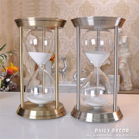 High Quality Metal Big 1 Hour Hourglass Sand Timer 60 Minutes Large