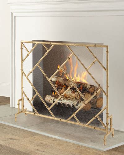 Fireplace Screens Fireplace Mantels And Fireplace Accessories Horchow