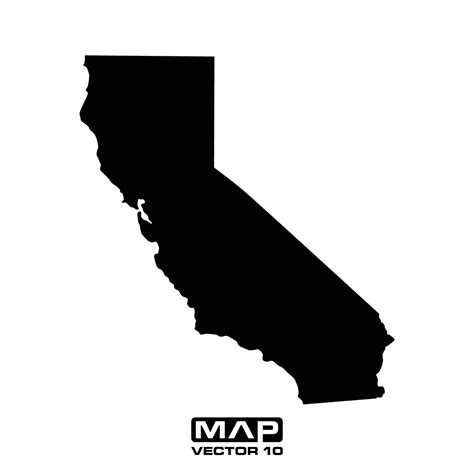 California Map Vector Elements California Map Vector Illustration