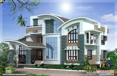 Modern Mix Luxury Home Design Kerala Home Design And