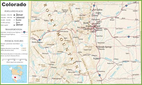 Map Colorado Highways Get Map Update