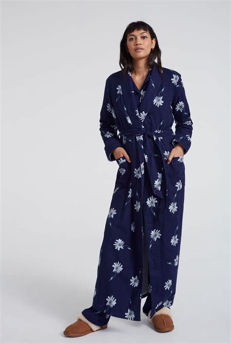 Blue Floral Robe Long Tall Sally