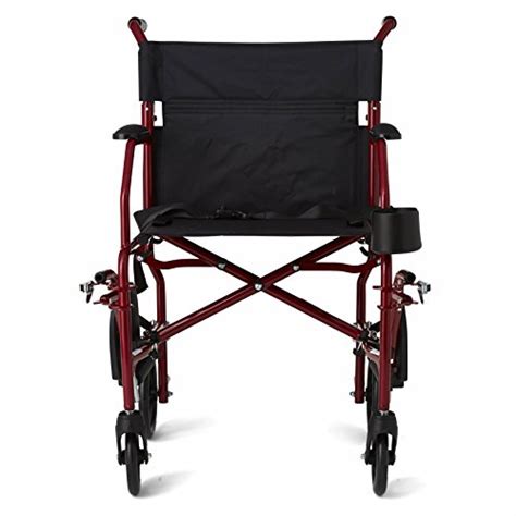 Medline Ultralight Transport Wheelchair With 19” Wide Seat On Galleon