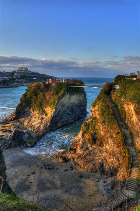 This photo from cornwall, england is titled 'newquay, cornwall'. Newquay, England | Places in cornwall, Newquay cornwall ...