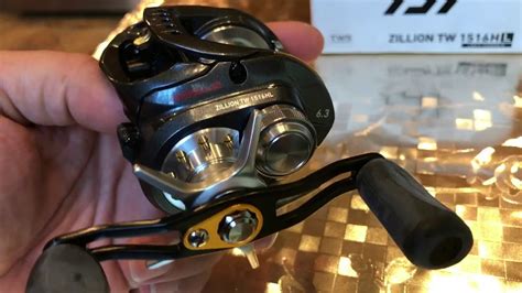 JDM Daiwa Zillion TWS 1516HL Bait Casting Reel Unboxing And First