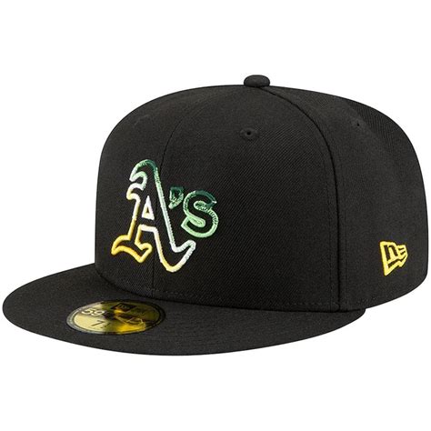 New Era Oakland Athletics Gradient Feel Black 59fifty Fitted Hat