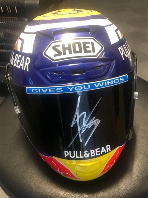 Marc Marquez Signed Red Bull Helmet Superstars And Legends