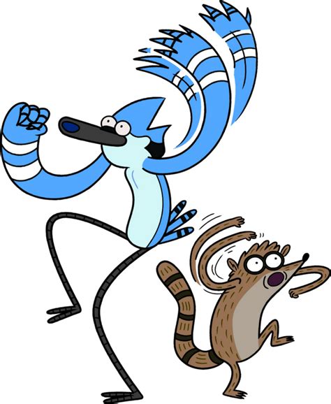 Regular Show Characters Mordecai And Rigby