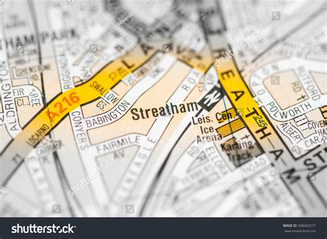 Streatham London Uk Map Stock Photo 508692577 Shutterstock