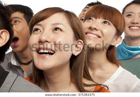 Group Young People Looking Excitement Stock Photo 375381475 Shutterstock