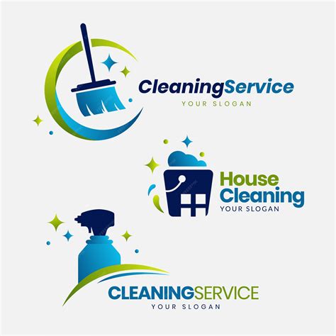 Premium Vector Cleaning Logo Collection