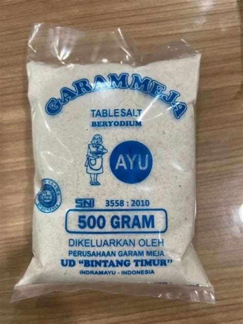 Garam Meja Halus Beryodium Halal 500 Gram Cap Ayu Lazada Indonesia