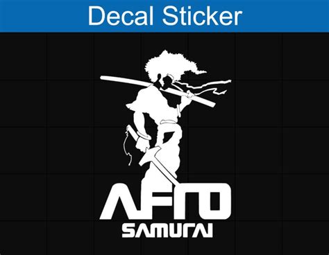 Afro Samurai Decal Sticker
