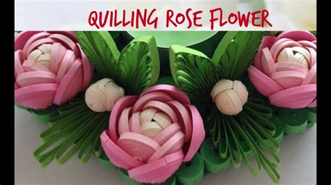 How To Make Paper Quilling Rose