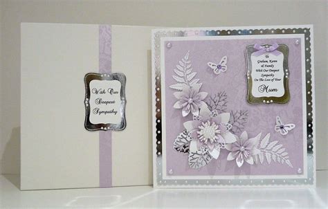 Thinking Of You Sympathy Condolence Card Personalised With Etsy