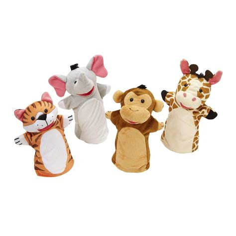 Melissa And Doug Zoo Friends Hand Puppets And Farm Friends Hand Puppets