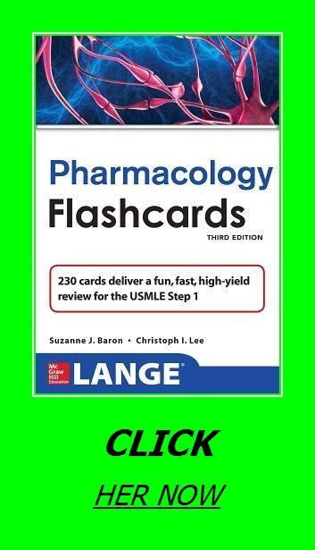 Pharmacology flash cards pdf free. Lange Pharmacology Flash Cards, Third Edition ...