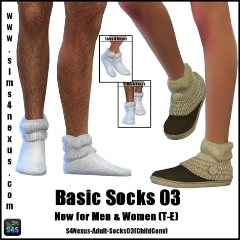 Basic Socks 03 Original Content Sims 4 Nexus