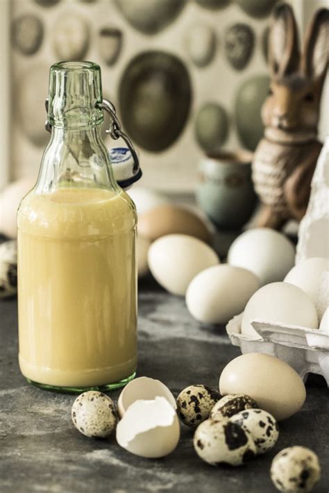 Eierlikör mit Sahne Vanille Wodka plus Geschenkanhänger