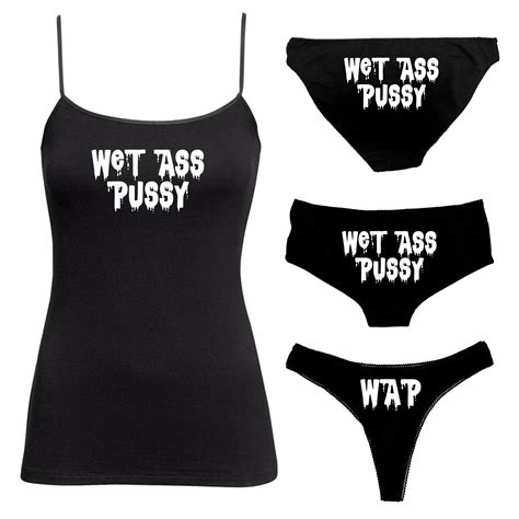 Culotte Wap Wet Ass Pussy Dripping Knickers Couleurs Etsy France