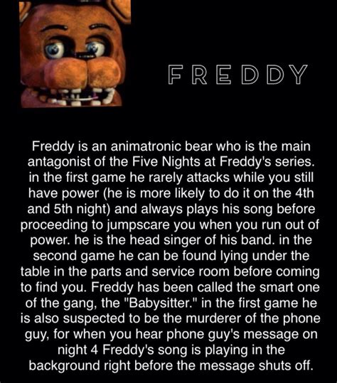 Freddy However I Think It Was Chica Who Killed Phone Guy Fnaf Five
