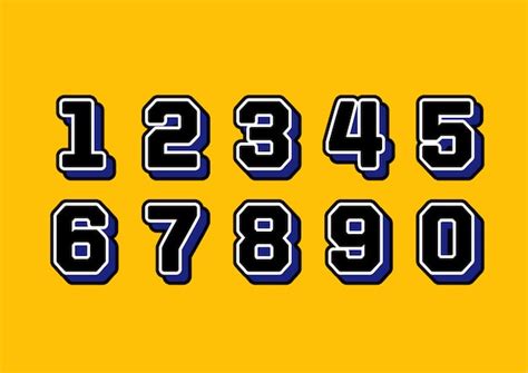 Jersey Numbers Svg Free Layered Svg Cut File Best Logo Fonts For