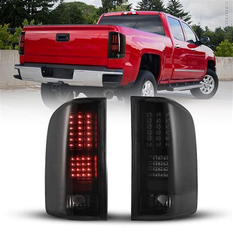 Roxx Led Tail Lights Assembly For 2008 2013 Chevy Silverado 1500 And