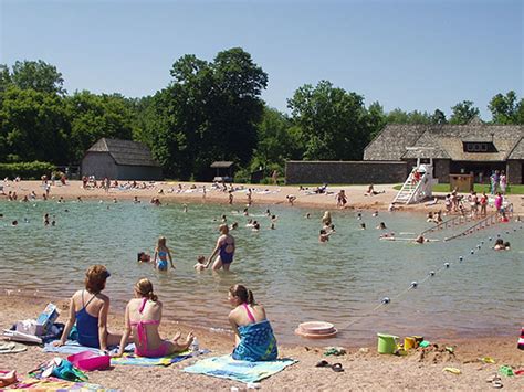 Amazing Minnesota Beach Features A Sandy Bottom Swimming Pool