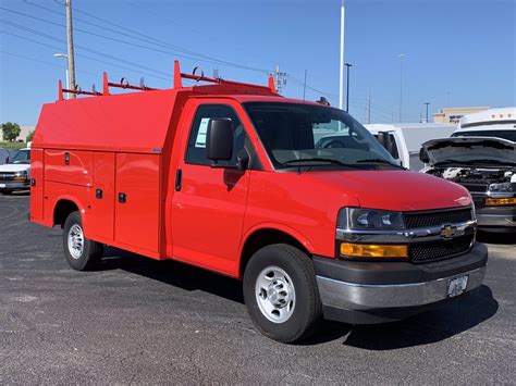 New 2019 Chevrolet Express Commercial Cutaway Work Van Rwd Utility Truck